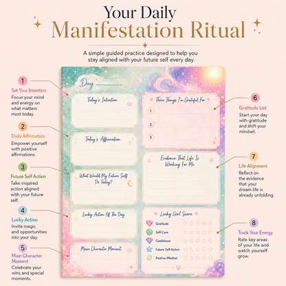 Lucky Girl Affirmation Journal
