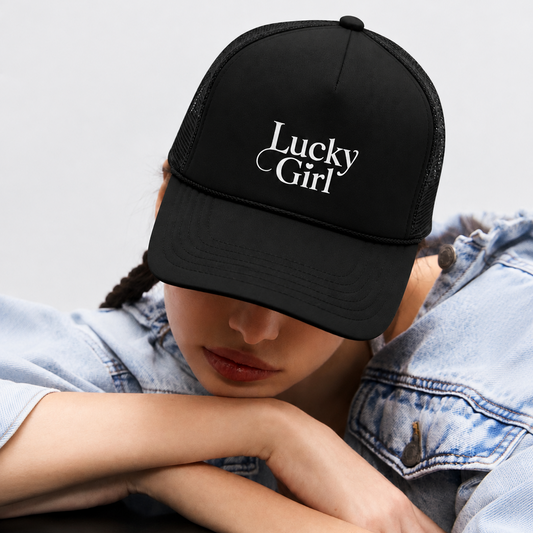 Lucky Girl Foam Cap