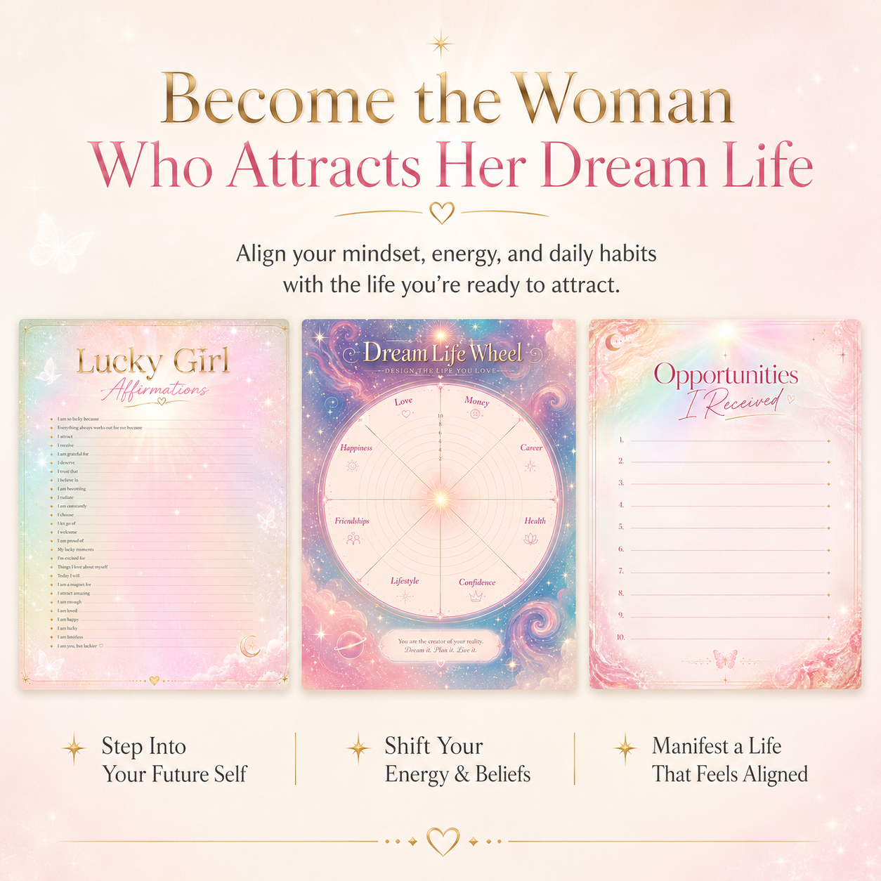 Lucky Girl Affirmation Journal